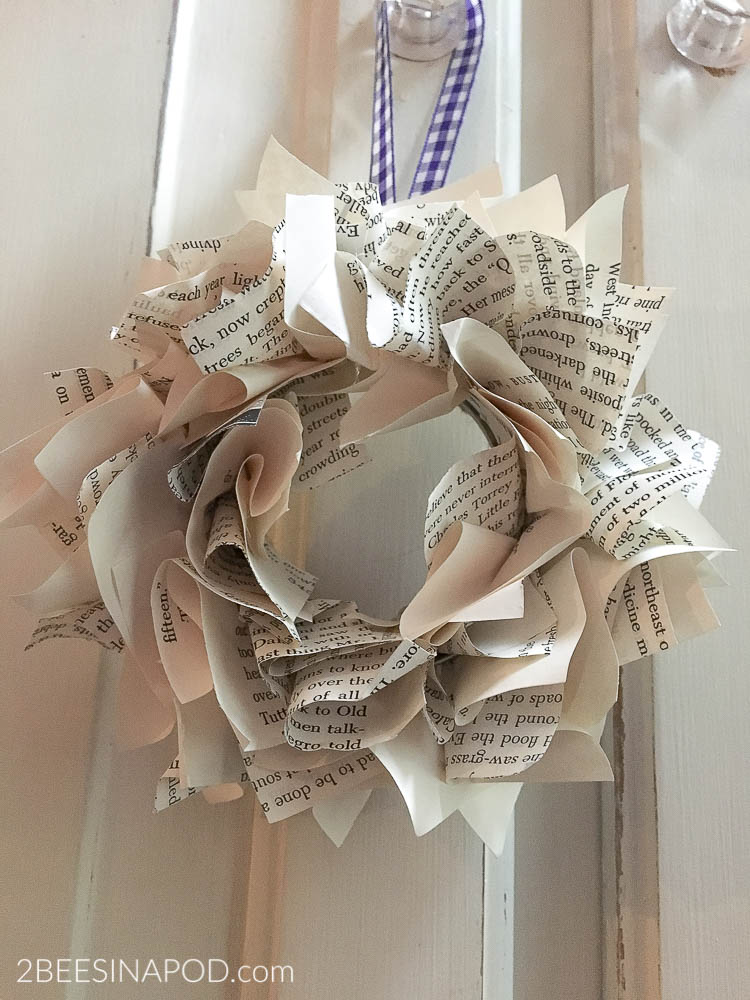 Adult Craft Night – Book Page Mini Wreaths