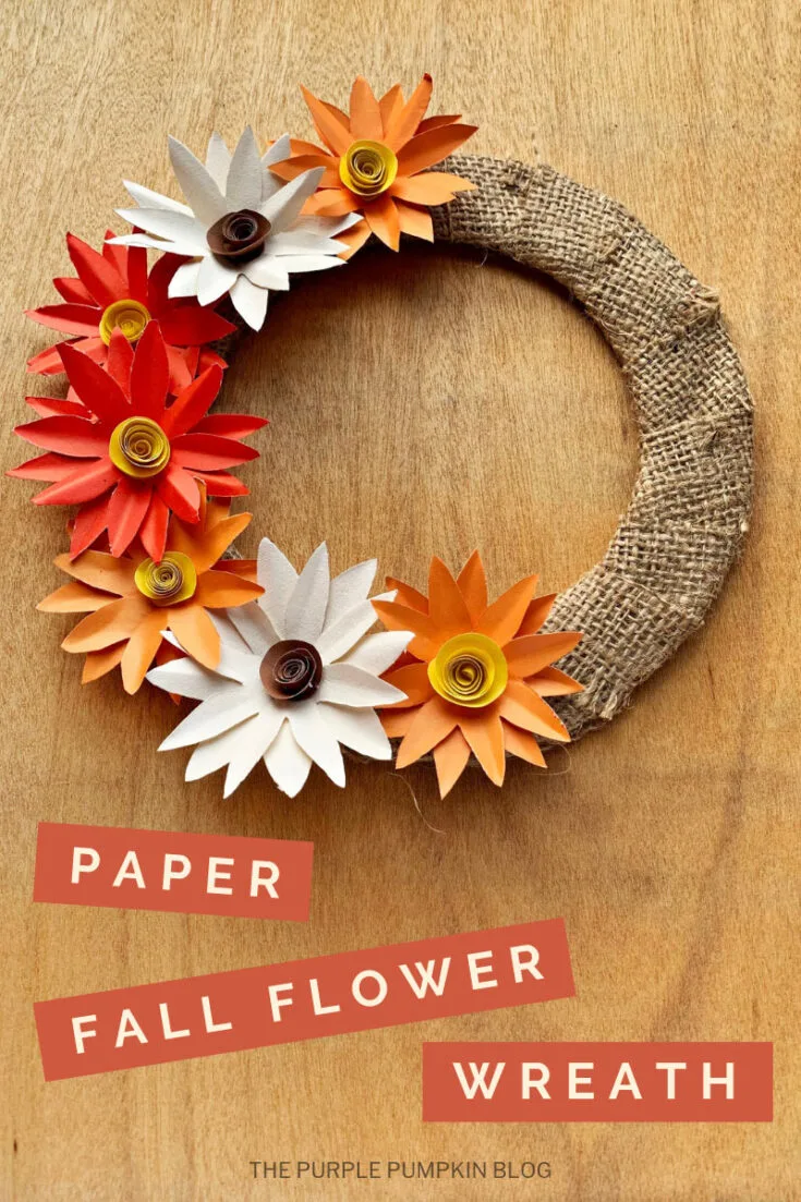 Adult Craft Night ~ Paper Flower Fall Wreath